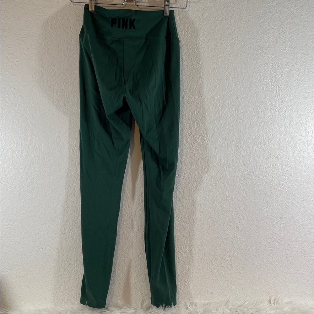 PINK VICTORIA’S SECRET High Waist Full Length Ruched V Legging Green Size Small - Picture 5 of 8